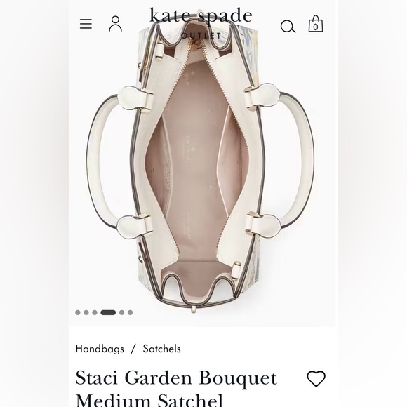 Kate Spade medium satchel Staci garden bouquet - Picture 5 of 5